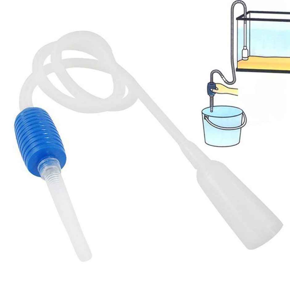 Foodie Puppies Siphon Pump For Aquarium Cleaning - 1.7M Vacuum For Water Changing & Gravel Cleaning