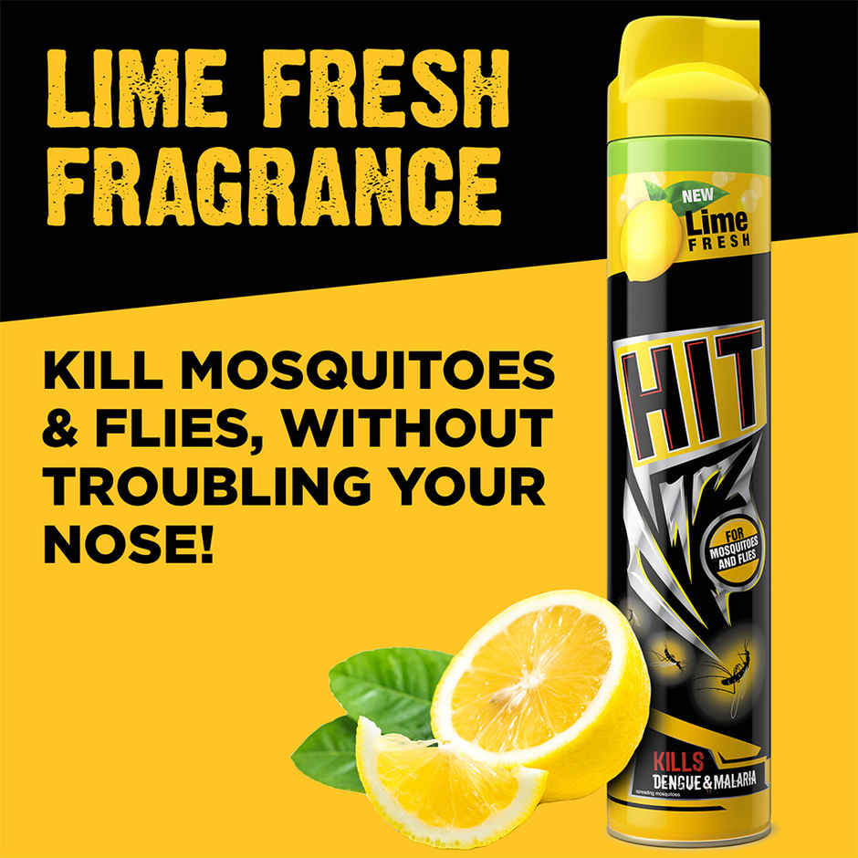 Hit Lime Fragrance Flying Insect & Mosquito Repellent Spray
