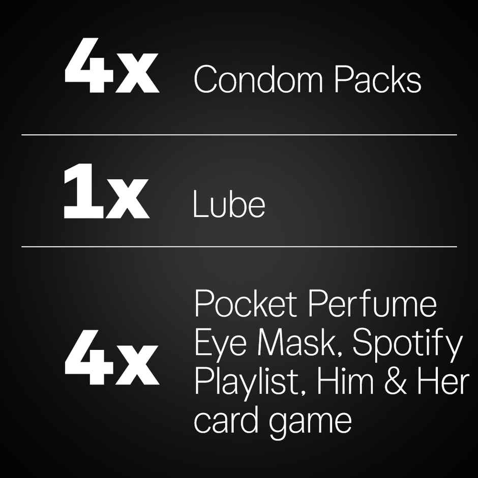 Durex Fun & Playbox For Him & Her Limited Edition Pack Honeymoon Gifting Pack