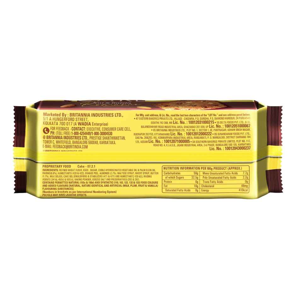 Britannia Romance Cake - Nuts & Raisin