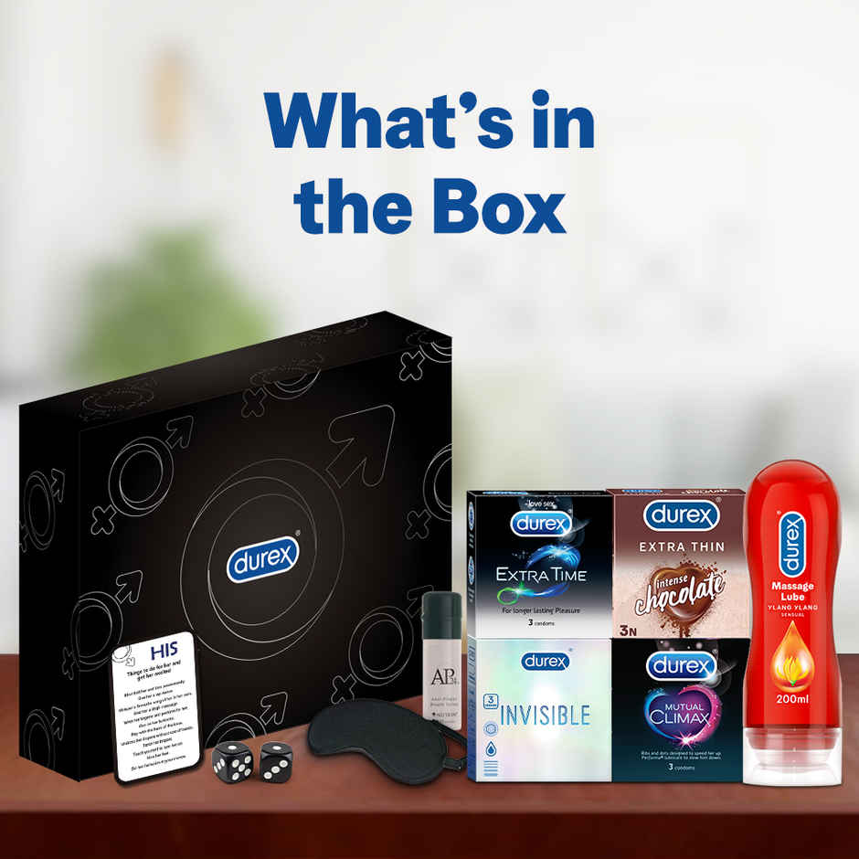 Durex Fun & Playbox For Him & Her Limited Edition Pack Honeymoon Gifting Pack