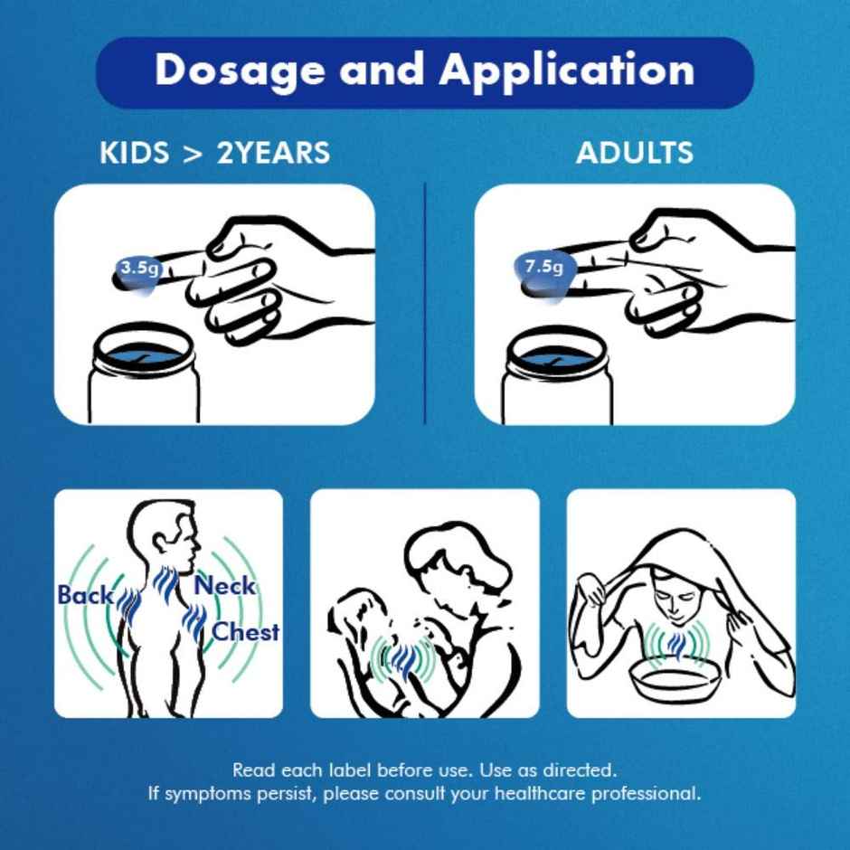 Vicks Vaporub - Relief for Cold, Cough, Congestion Combo