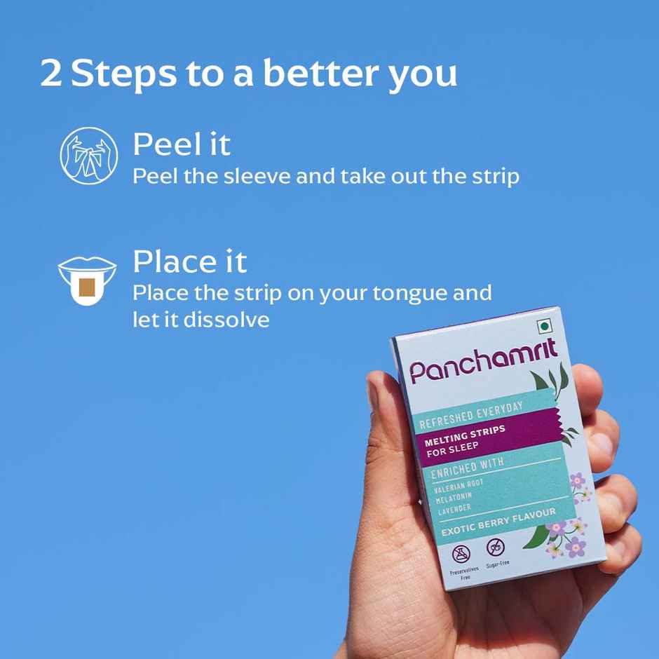 Panchamrit Melting Strips for Sleep