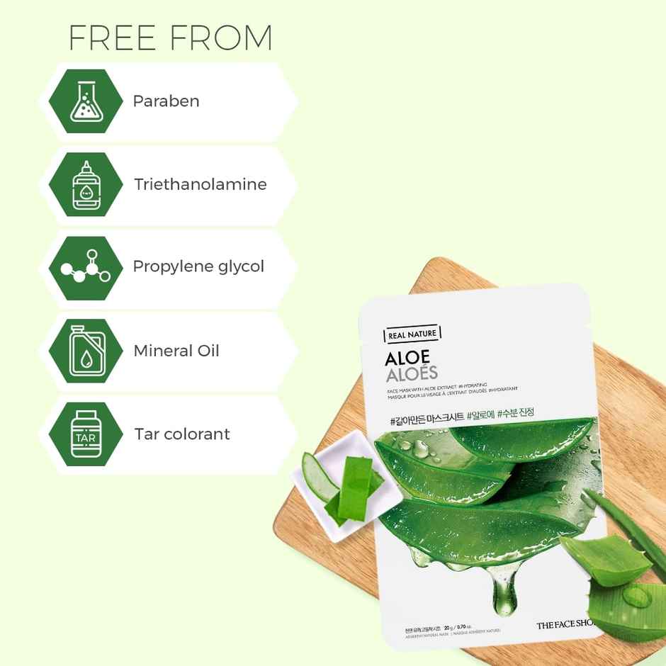 The Face Shop Real Nature Aloe Face Mask (Aloe)