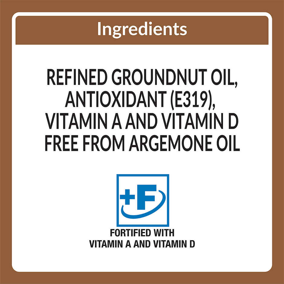 Dalda Refined Groundnut Oil 1L (Pet bottle)