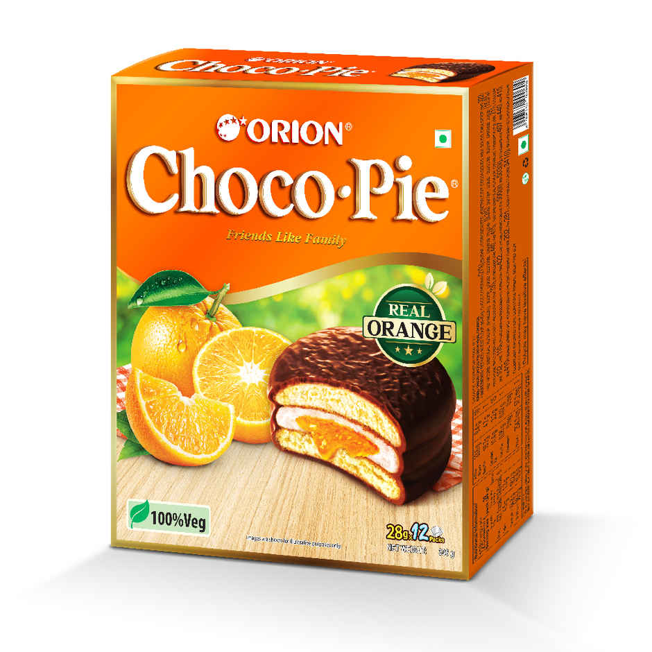 Orion Orange Choco Pie - Centre-Filled Biscuit