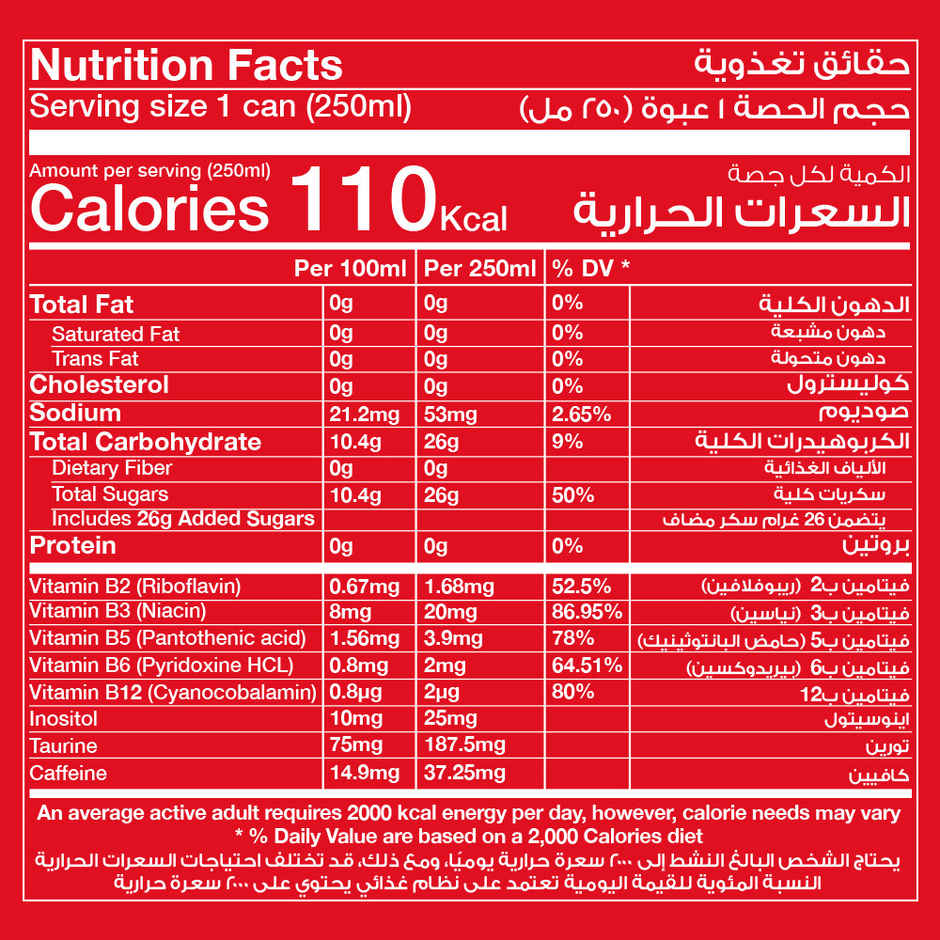 Dubai Energy Drink (Can)