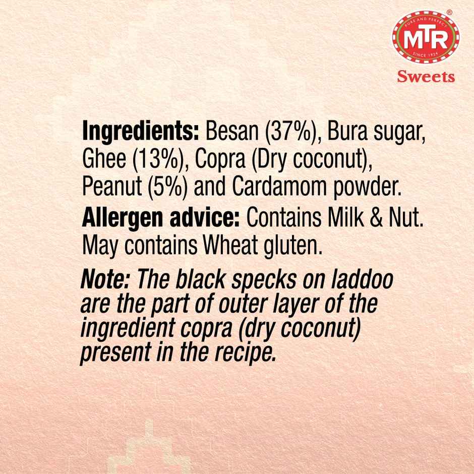 MTR Besan Laddoo | Sweet & Classic