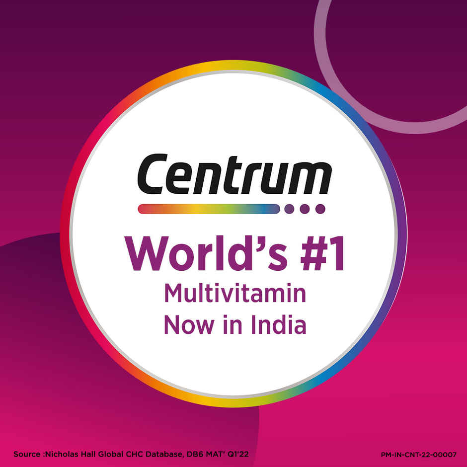Centrum Women Multivitamins - Vit. B, C, D & more for Energy, Immunity & Radiance (30 Veg Tablets)