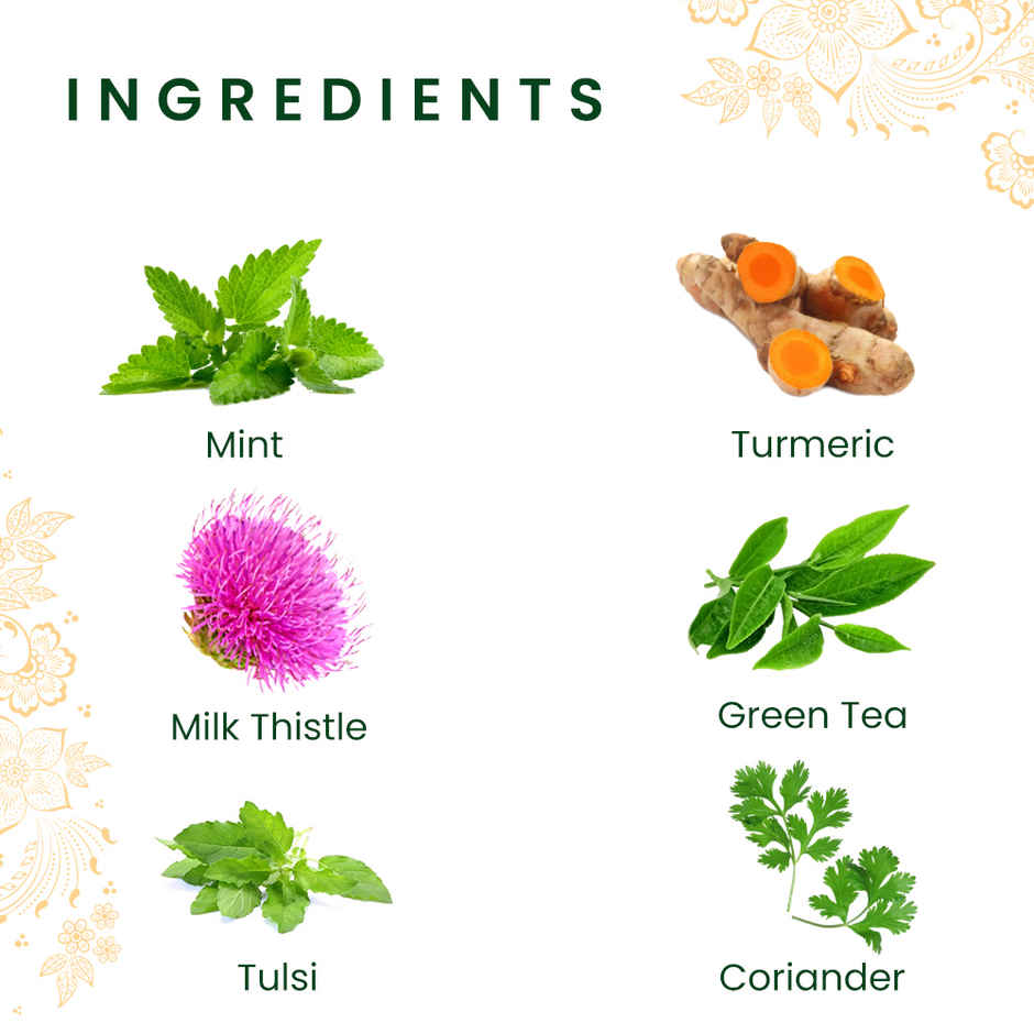 Roshi Desi Kahwa & Detox Green Teabags Combo