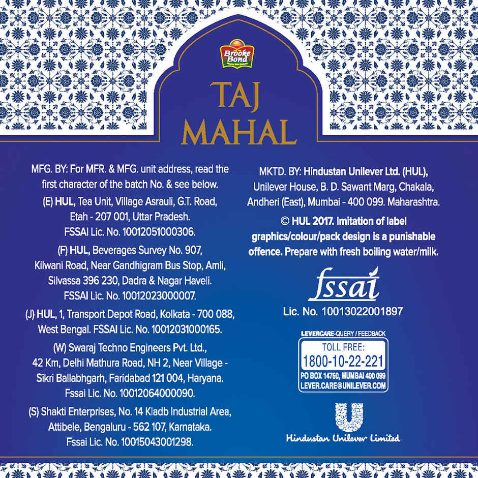 Taj Mahal Tea | Rich and Flavourful Chai