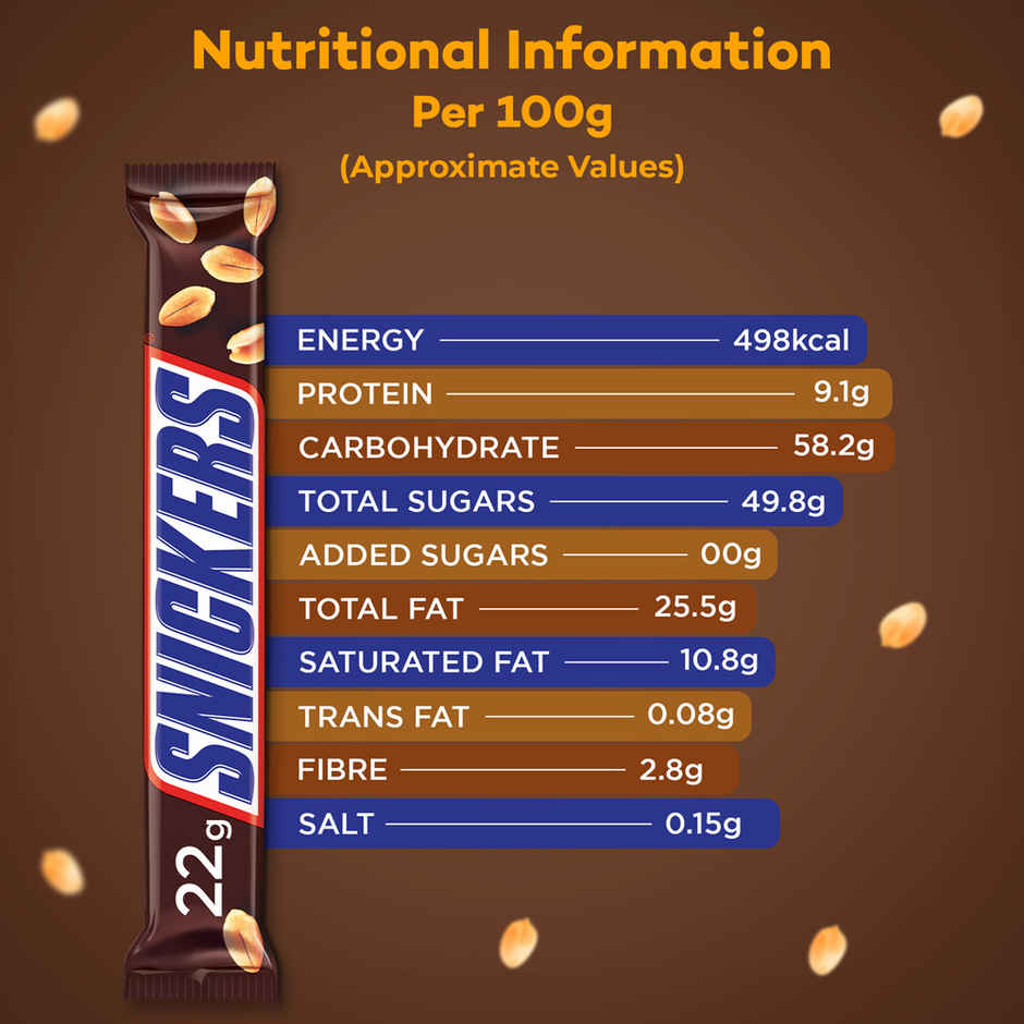 Snickers Peanut Filled Chocolate Bar Loaded with Delicious Roasted Peanuts Combo