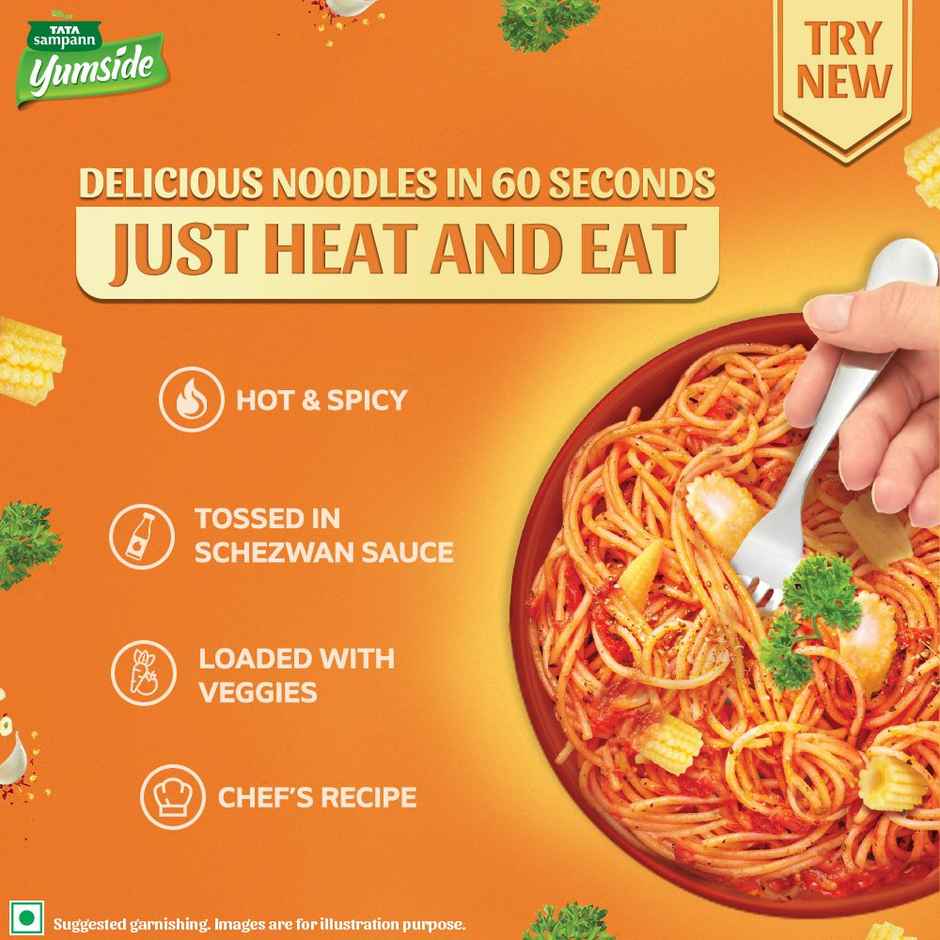 Tata Sampann Yumside Veg Schezwan Noodles - Ready to Eat
