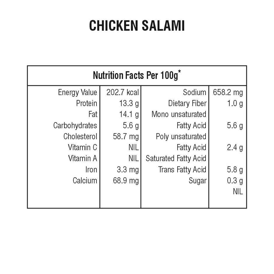 Zorabian Chicken Salami | High Protein | No Trans Fat | No MSG | Fresh Chicken