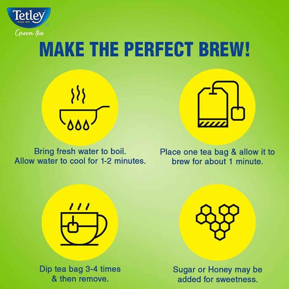 Tetley Lemon And Honey Green Tea