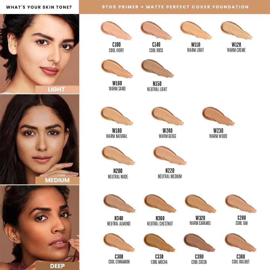 Lakme 9to5 Powerplay Priming Foundation, Built in Primer, SPF 20, Warm Natural