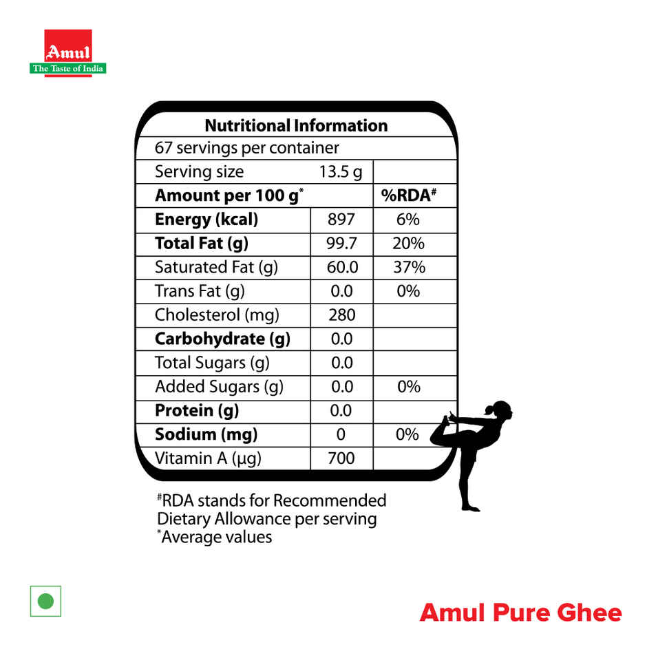 Amul Pure Ghee | Tin