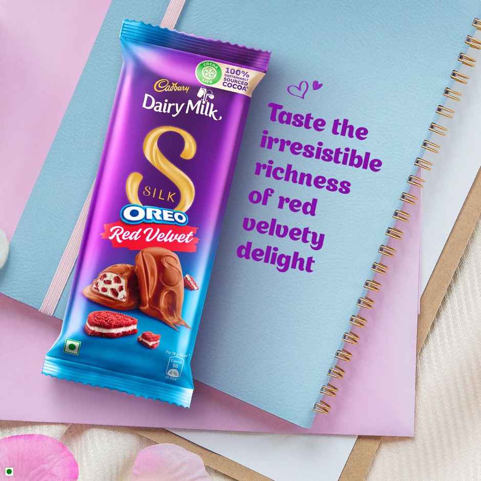 Cadbury Dairy Milk Silk Oreo Red Velvet Chocolate Bar