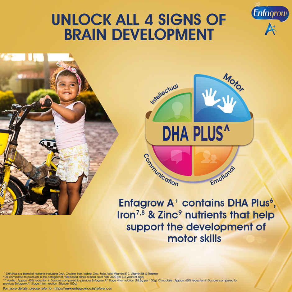 Enfagrow A+ Nutritional Milk Powder Health Drink for Children (3-6 years) Chocolate