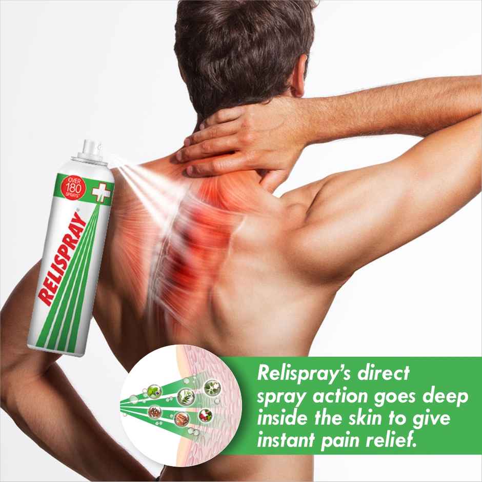 Relispray Natural & Instant Pain Relief Spray 49g