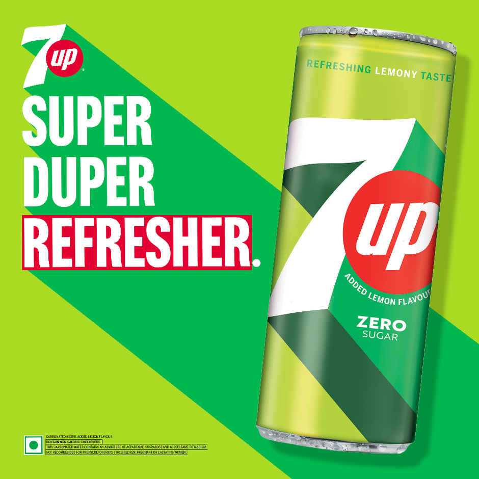 7 Up Lemon Zero Sugar Soft Drink Can Combo | Carbonated Beverage