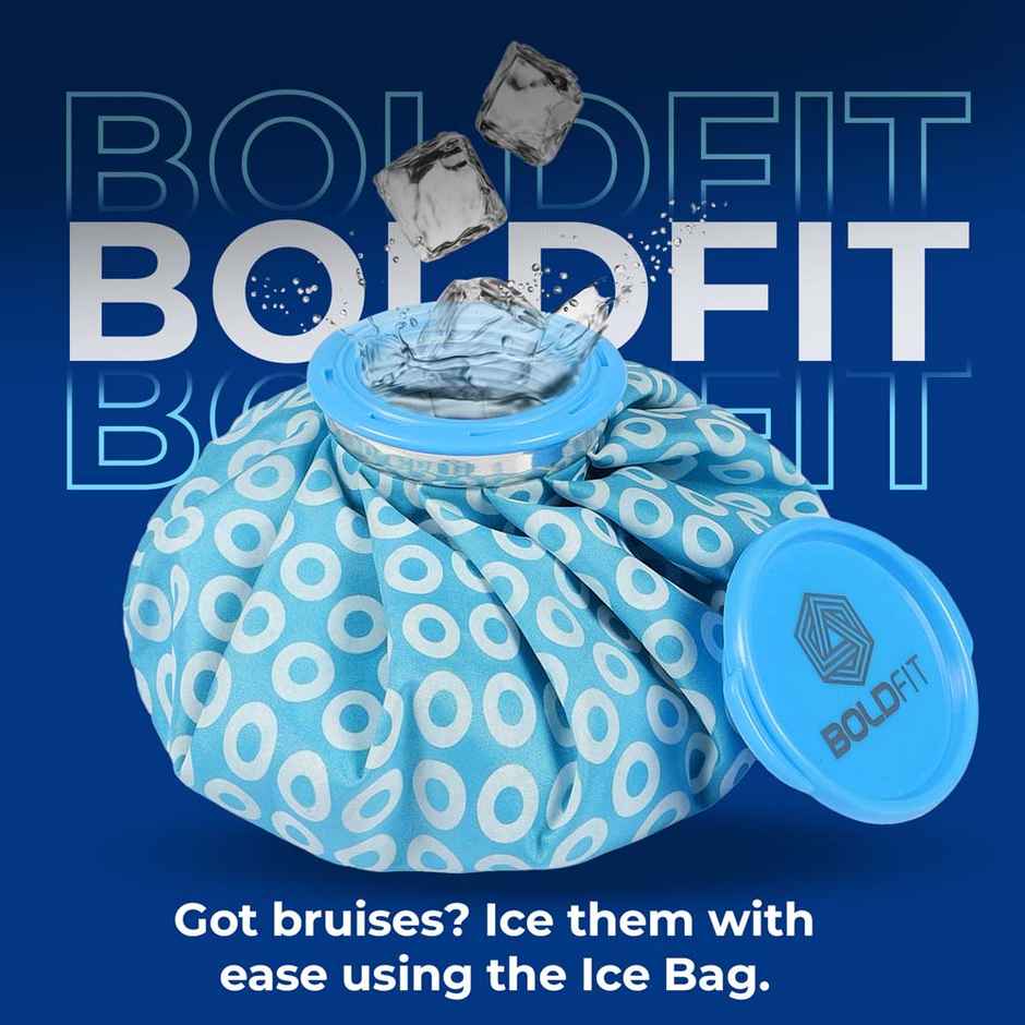 Boldfit Ice Water Bag For Pain Relief Cold Therapy- Blue 7.5