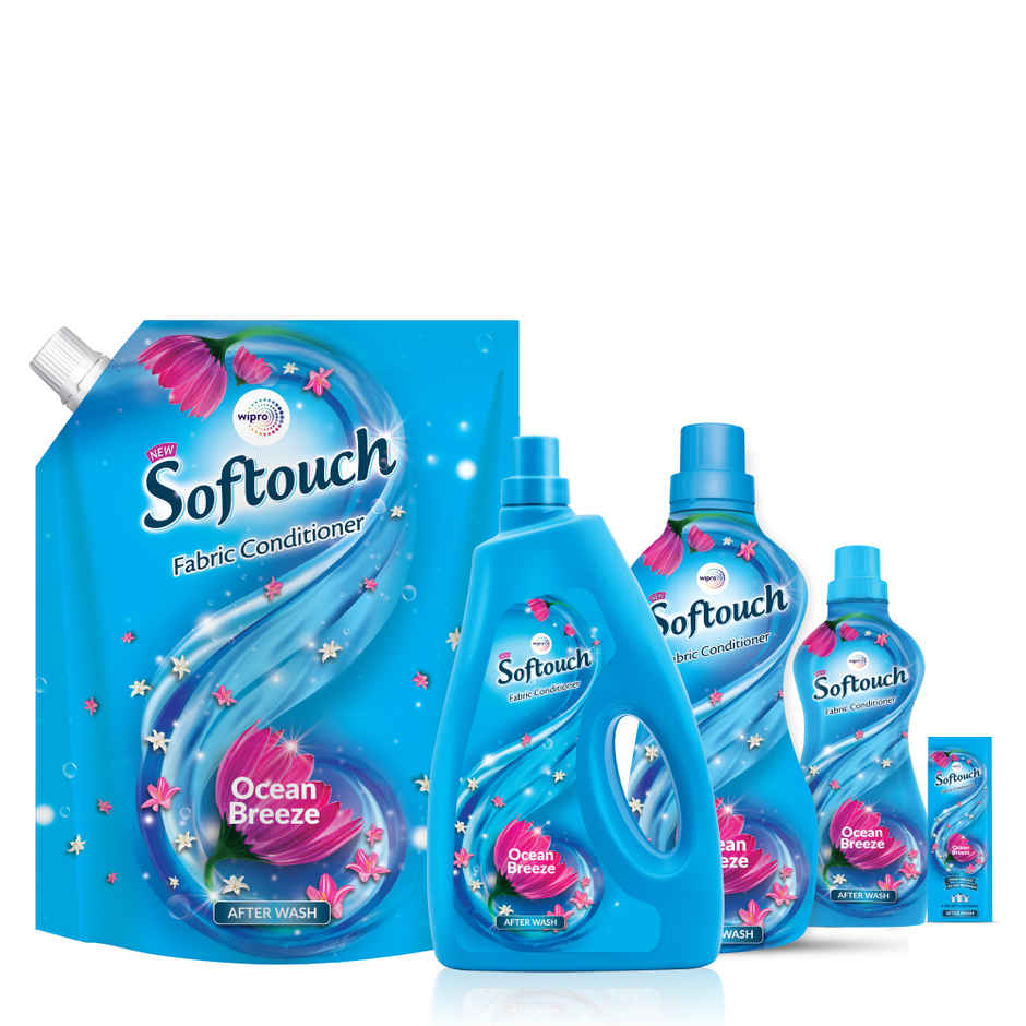 Softouch Ocean Breeze After Wash Fabric Conditioner With Antibacterial Protection