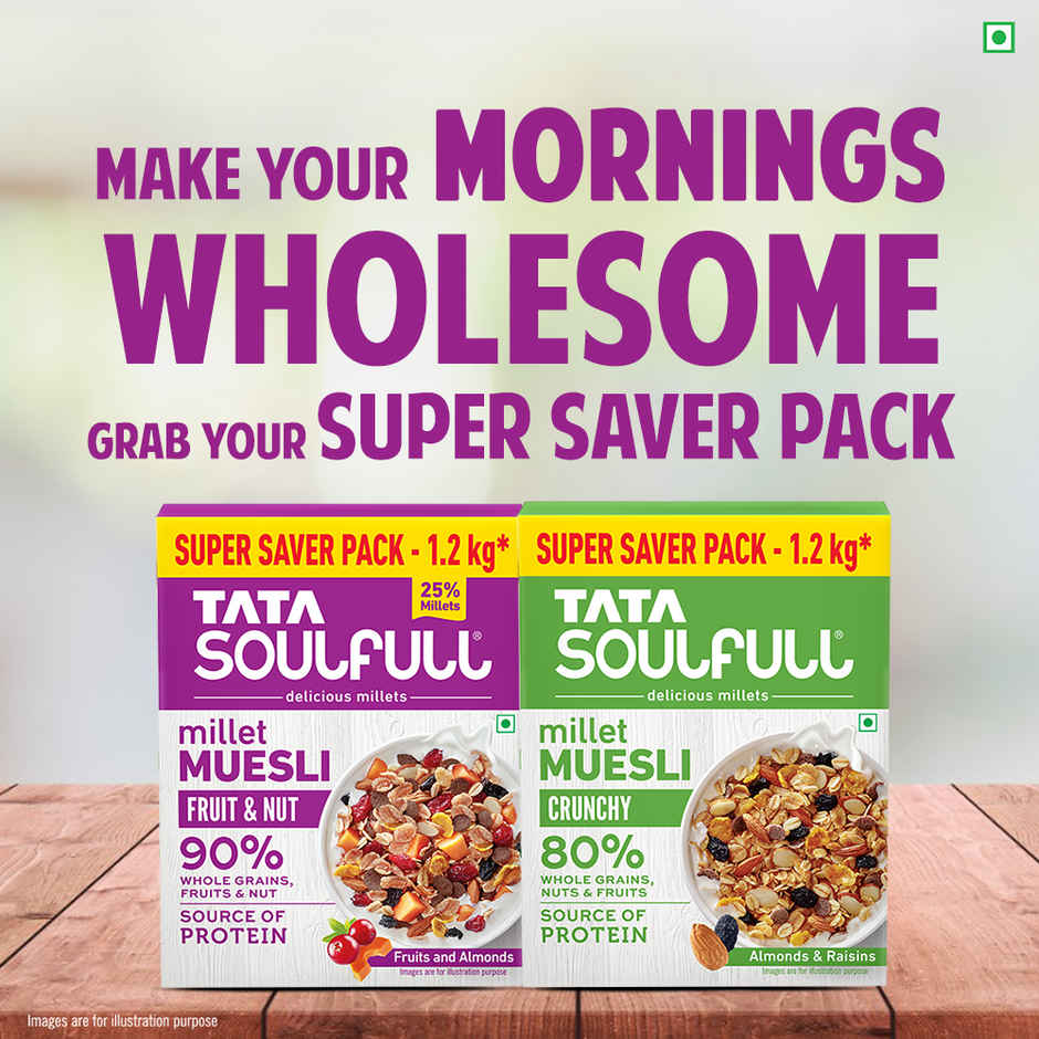 Soulfull Millet Muesli Fruit & Nut Almonds & Real Fruits