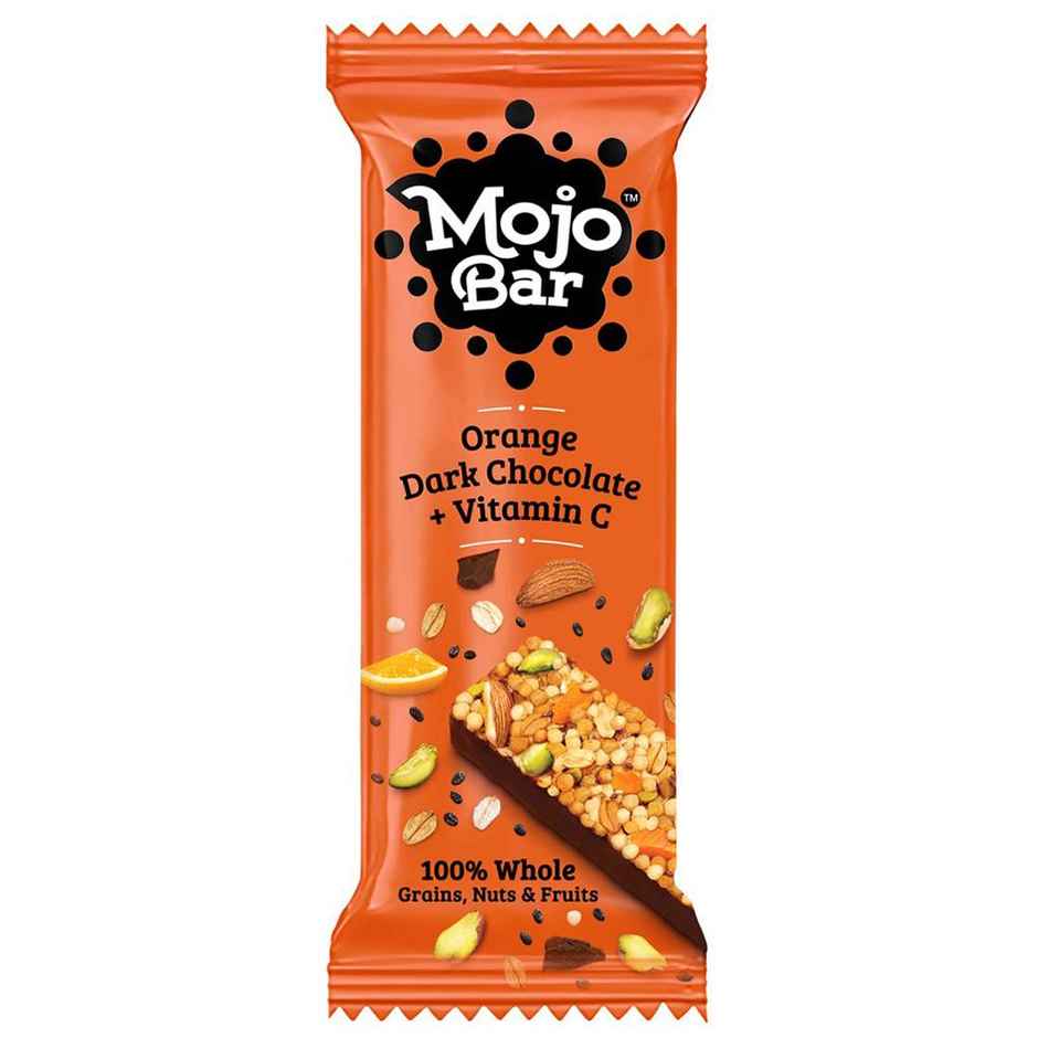 Mojo Bar Orange Dark Chocolate Vitamin C  Energy Bar