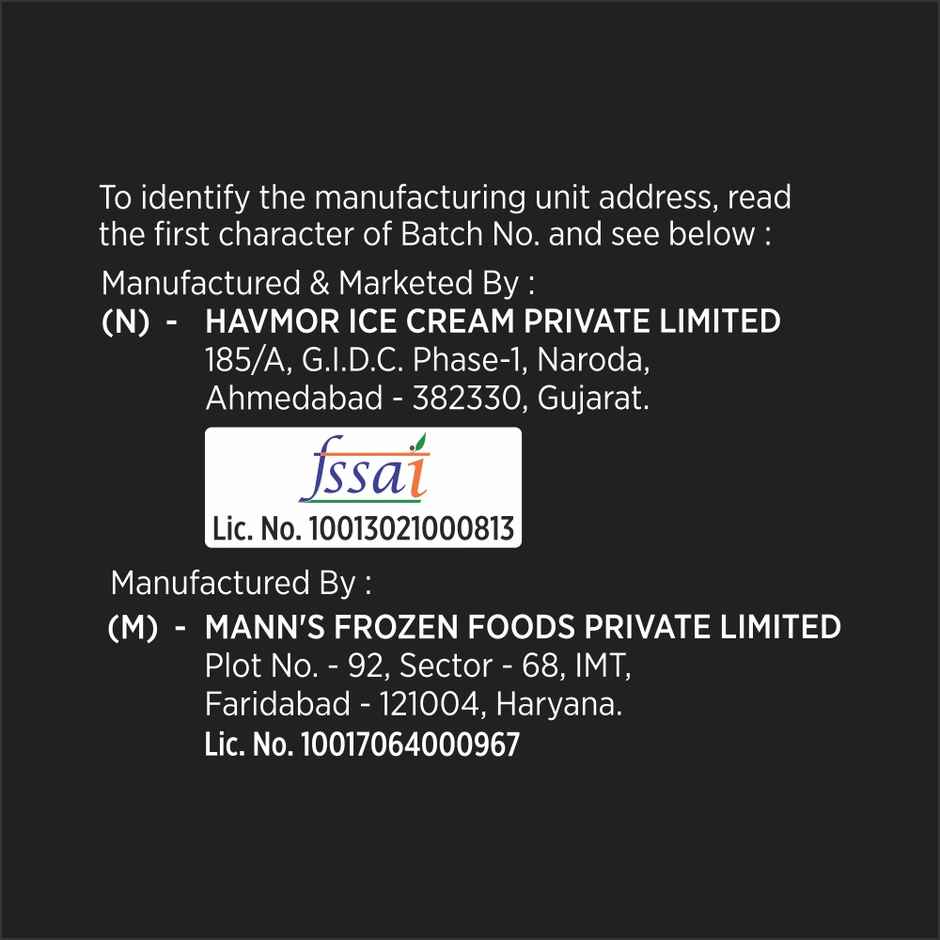 Havmor Signature Nutty Belgian Dark Chocolate Ice Cream Tub