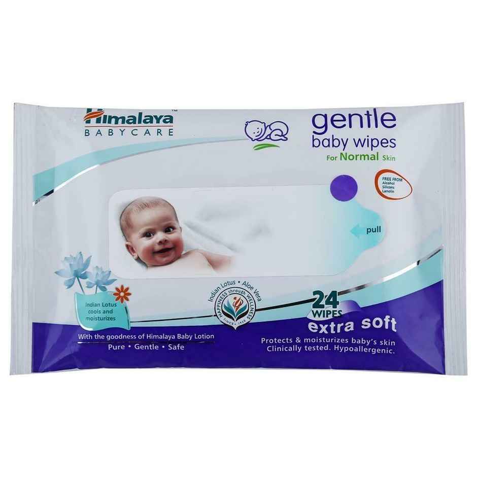 Himalaya Gentle Baby Wipes | 24 Pulls Per Pack
