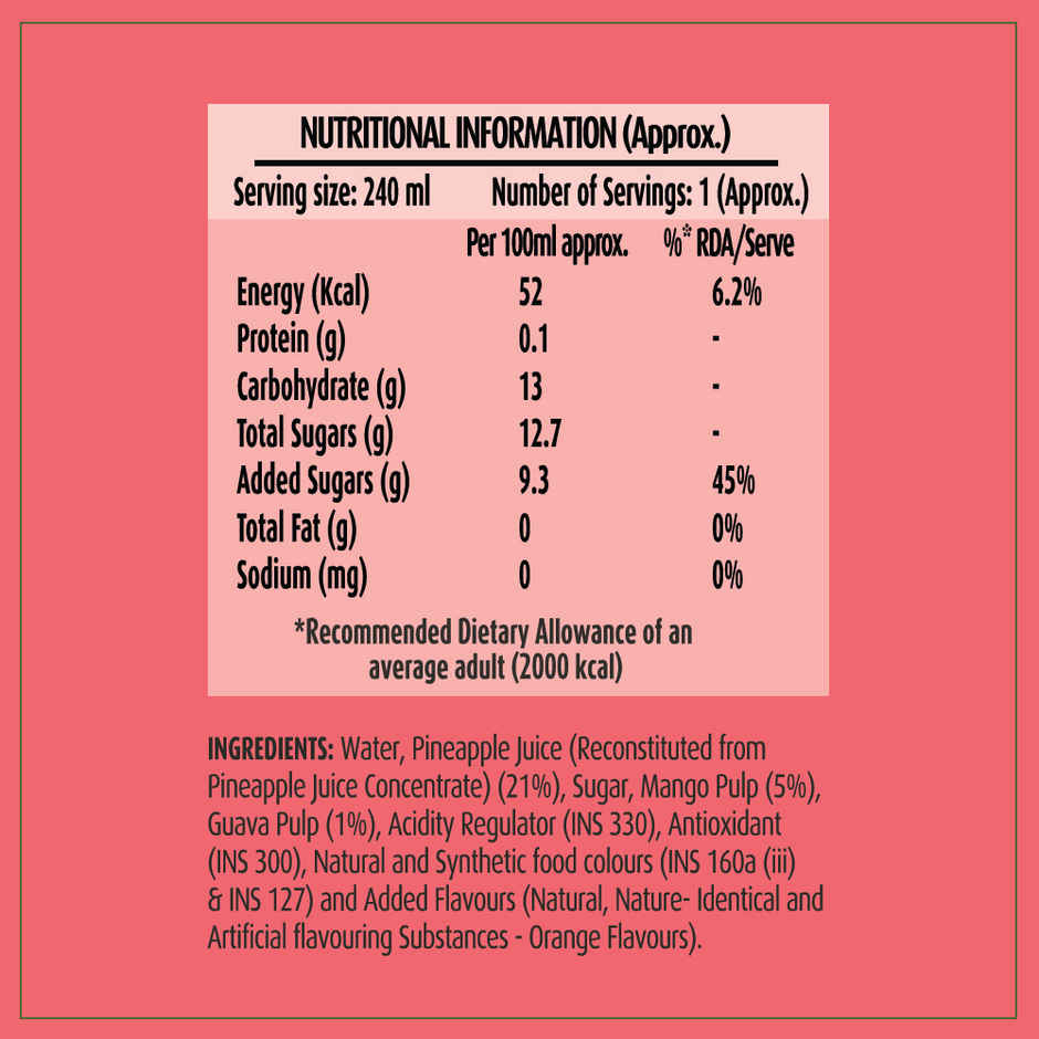 Del Monte Four Season Mixed Fruit Juice Drink