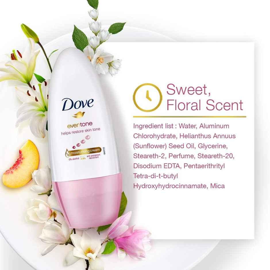 Dove Eventone Deodorant Roll On For Women