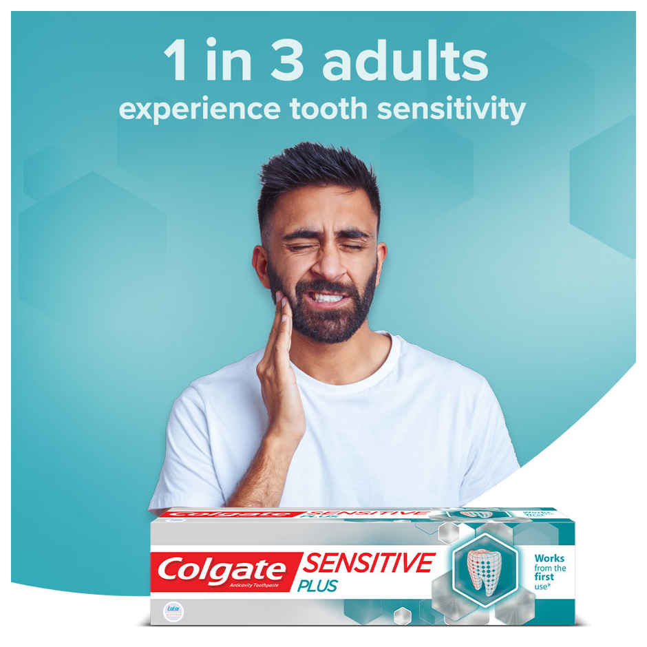 Colgate Sensitive Plus Toothpaste With Pro Argin Formula for Sensitivity Relief