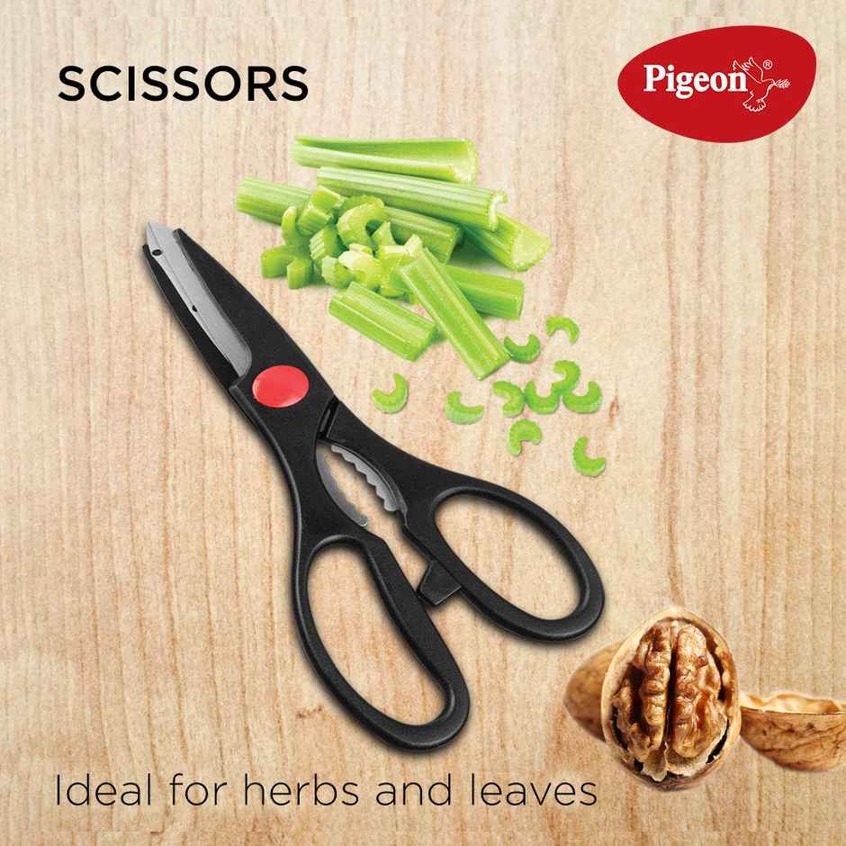 Pigeon Wooden Block Kitchen Knife - 6 pc