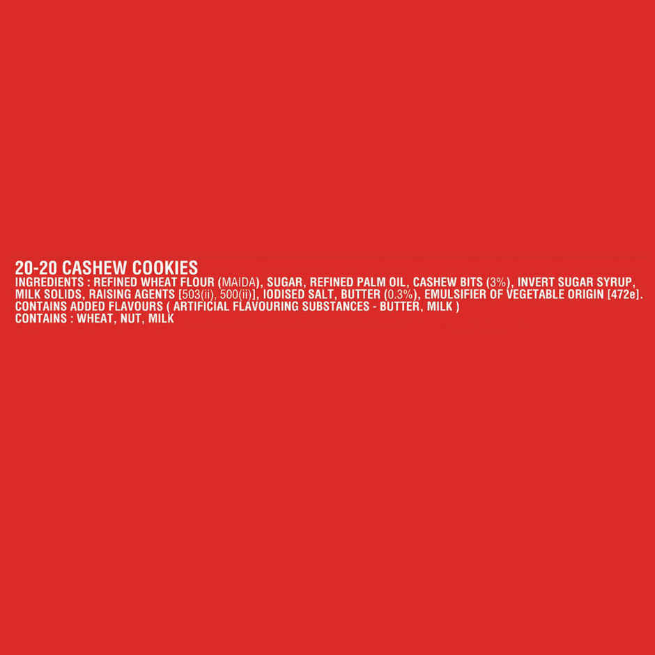 Parle 20-20 Cashew Cookies