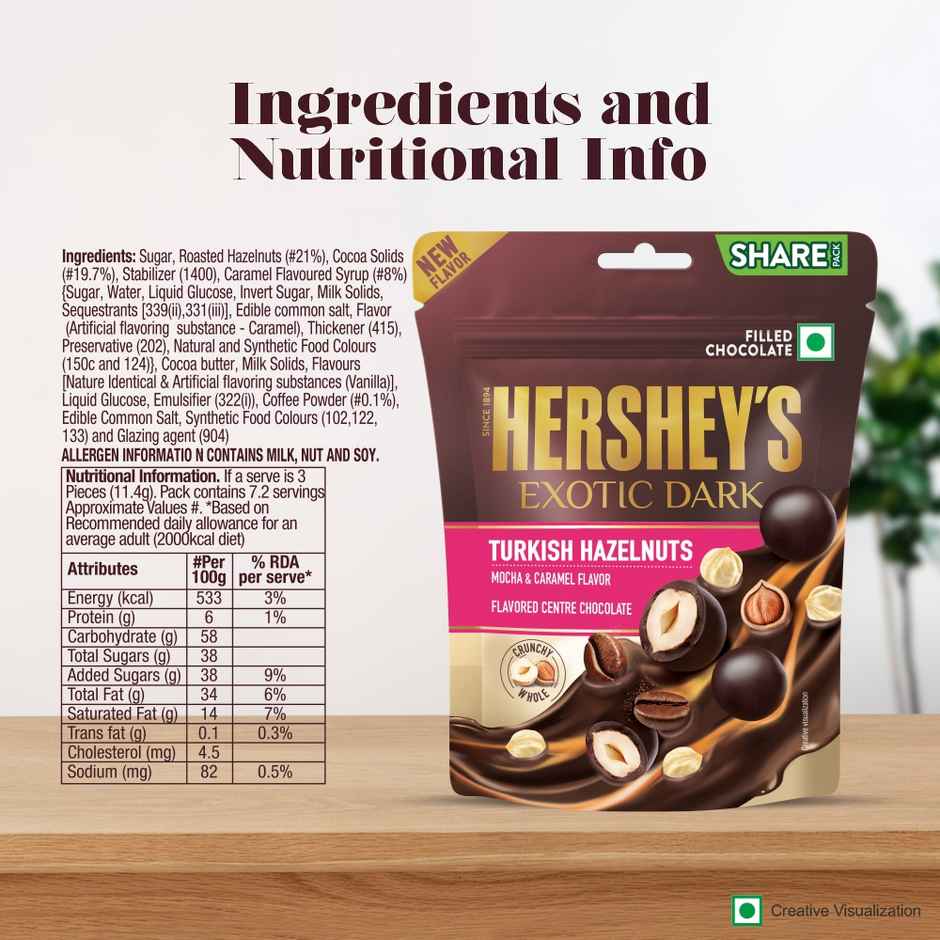 Hershey's Exotic Dark Turkish Hazelnut Mocha & Caramel