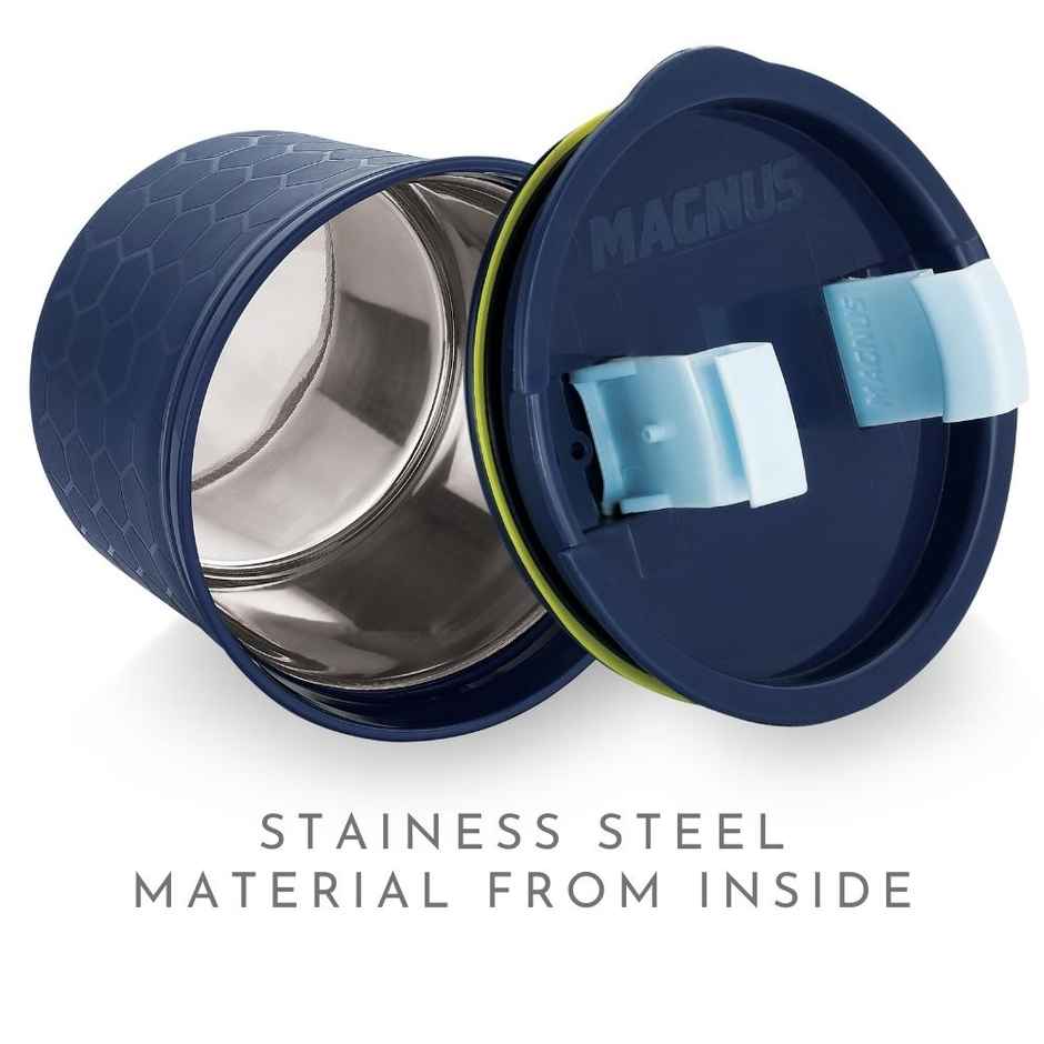 Magnus Microwave Steam Lock Deep Container - Blue/Black