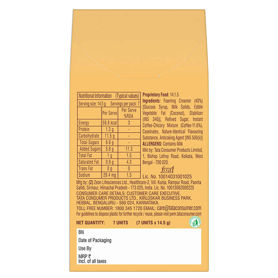 Tata Coffee Cafe Special Cappuccino Instant Coffee