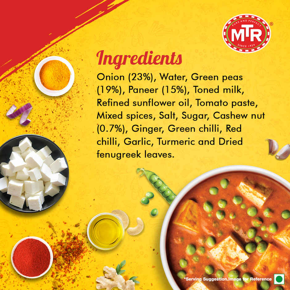MTR Instant Ready To Eat Mutter Paneer