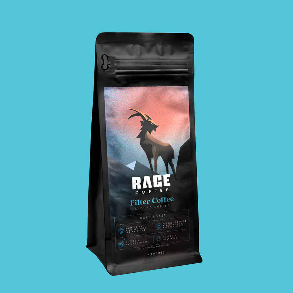 Rage Coffee Freshly Roasted & Ground Arabica and Robusta Filter Coffee