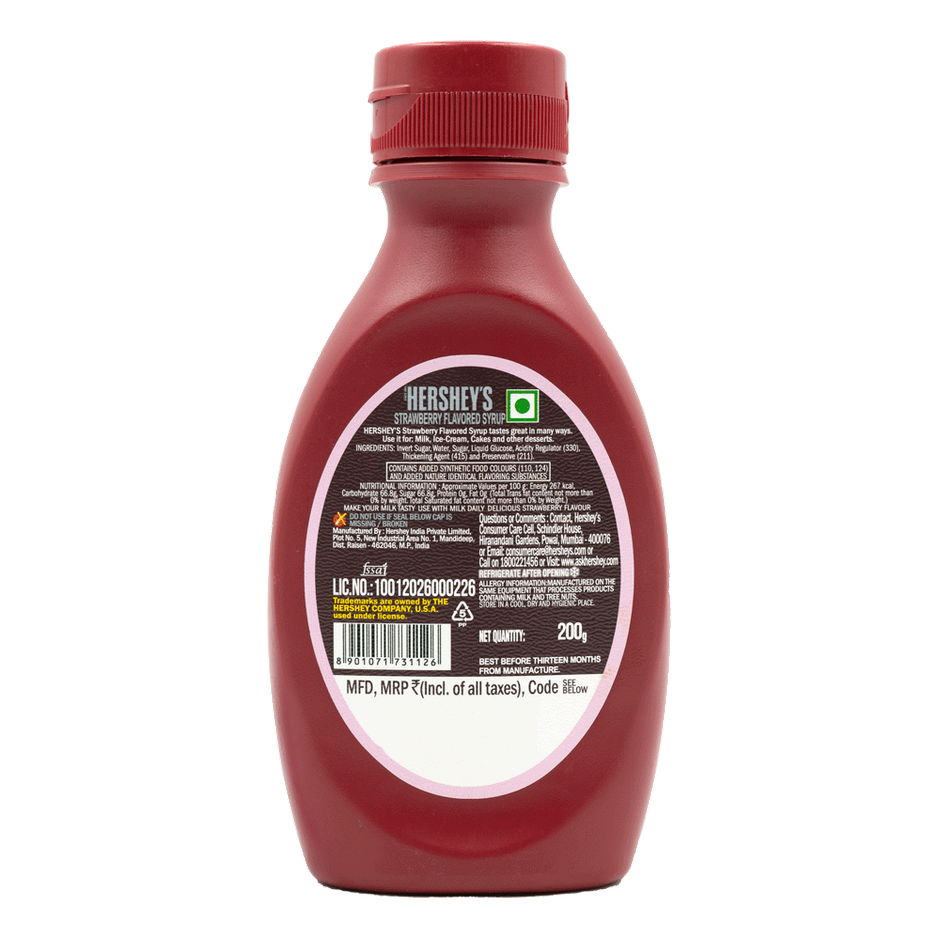 Hershey's Strawberry Syrup Combo