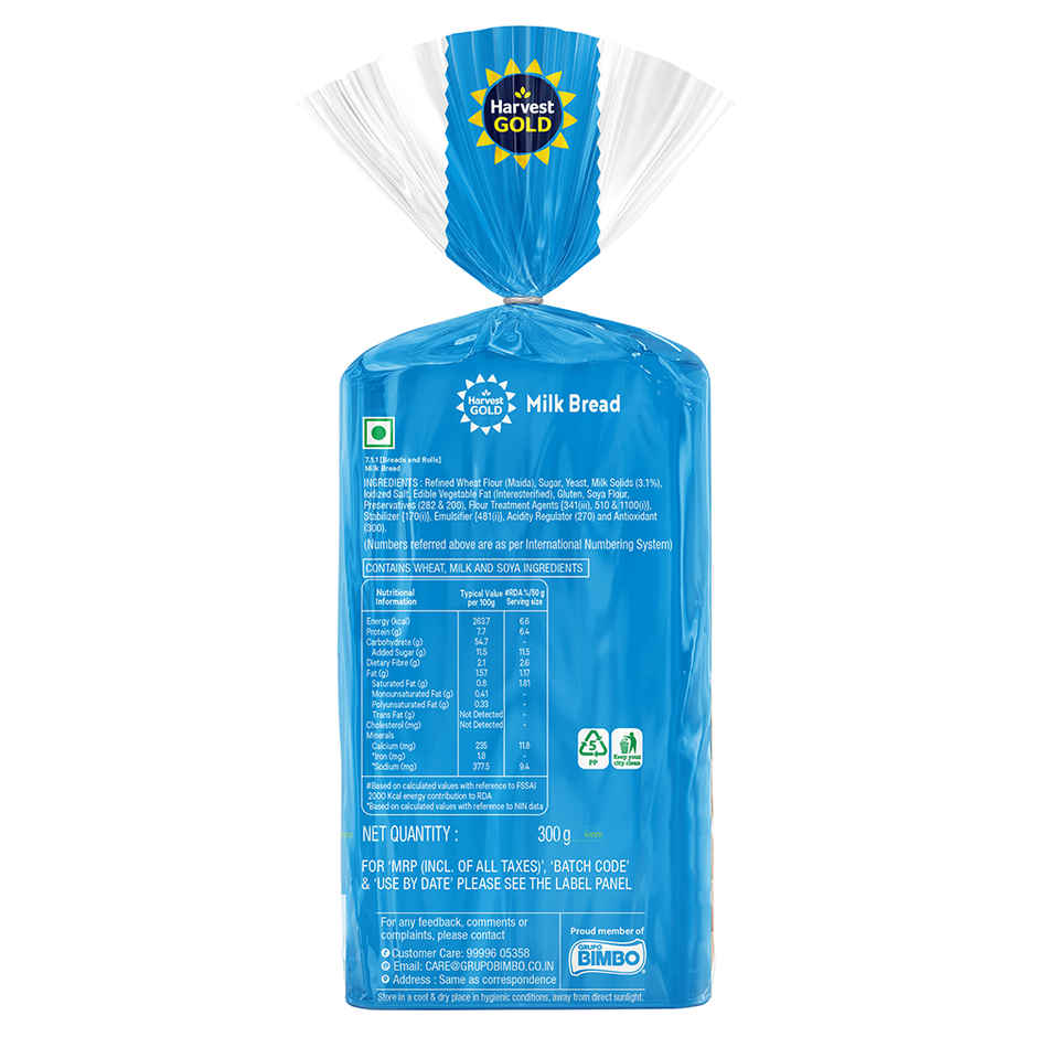 Harvest Gold Premium Quality Milk Bread