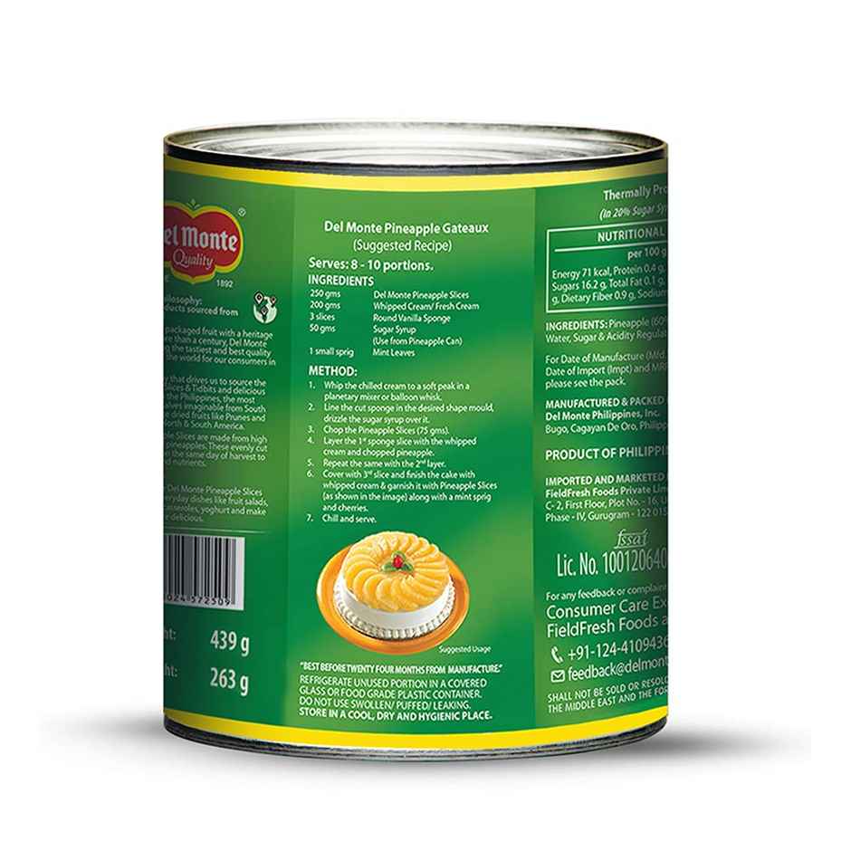 Del Monte Pineapple Slices