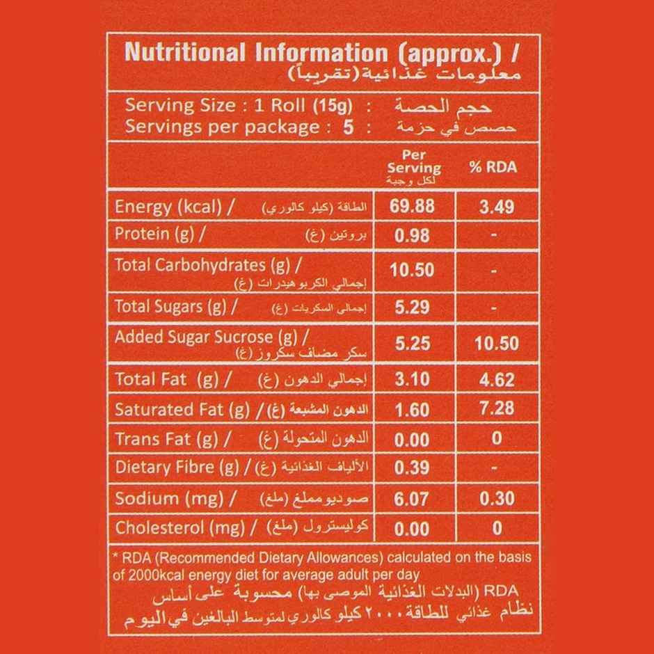 Kravour Hazelnut Wafer Rolls