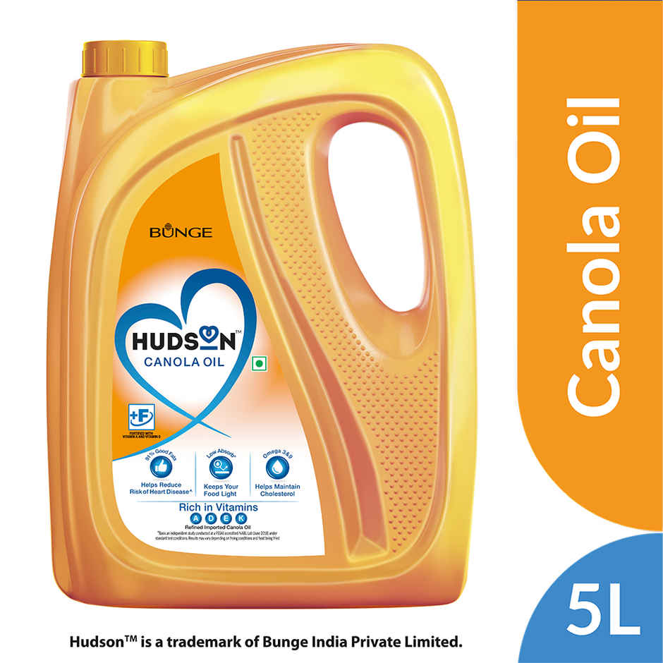 Hudson Canola Oil 5L (Jar)