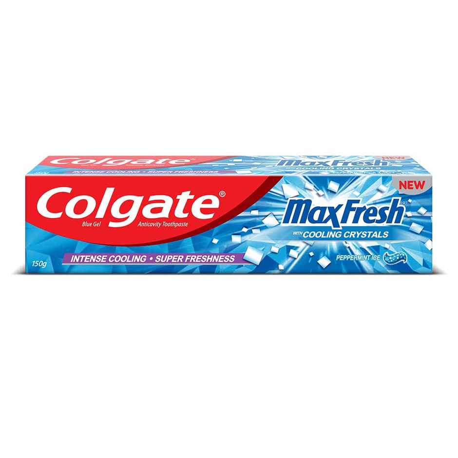 Colgate MaxFresh Toothpaste - Anti-Cavity, Peppermint Ice,