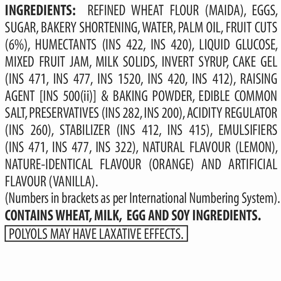 Winkies Fruit Cake Slice Combo