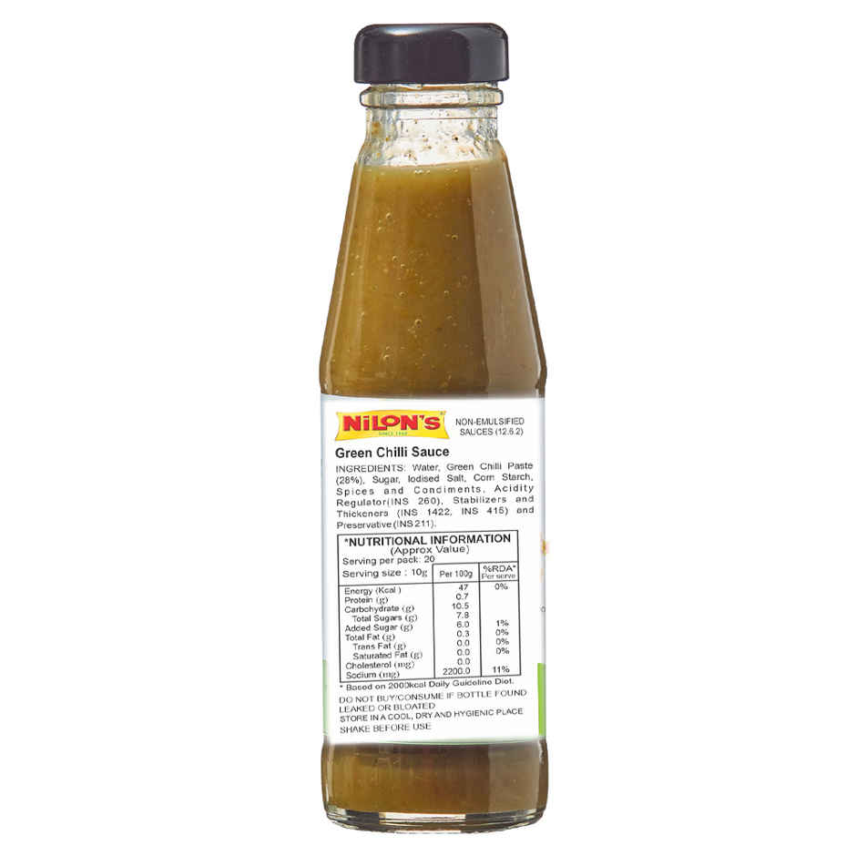 Nilon's Green Chilli Sauce