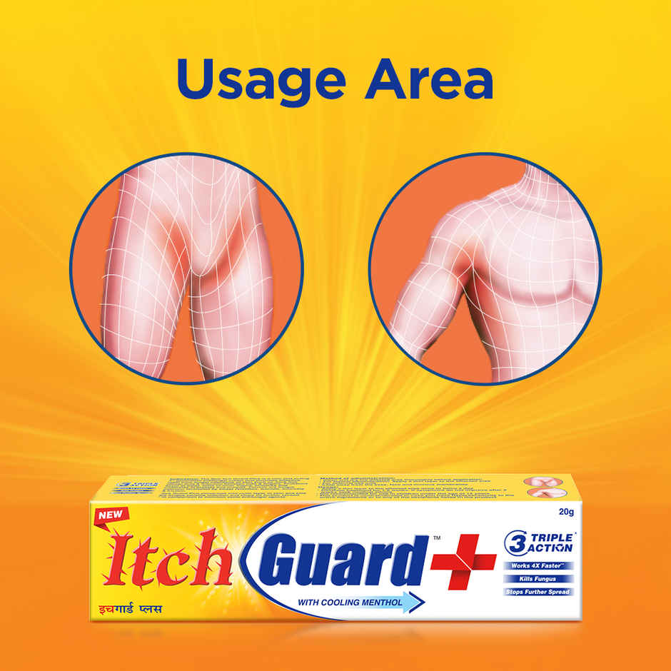 Itch Guard, Anti-itch Medicated Cream, Fast Action And Cooling Relief